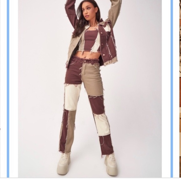 Jaded London patchwork jeans - Picture 1 of 3